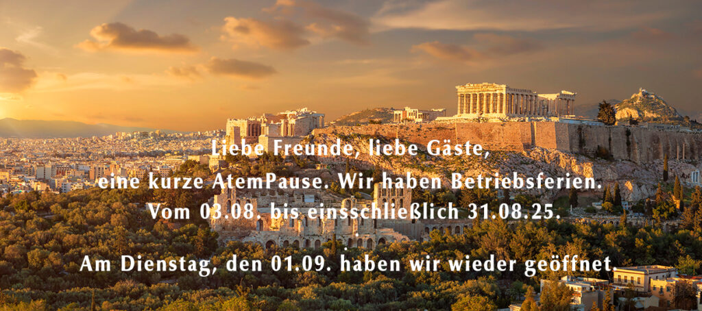 Ilysia am Wallgraben Sommerpause von 03.08. bio 31.08.2026